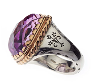 Anello Laurent Gandini Donna in Argento Prasiolite 02-PRINCESSE - 02-PRINCESSE